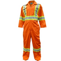 Coveralls W/Reflective Straps (Orange)